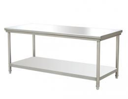 雙層工作臺（1800*800*800） 不銹鋼雙層操作臺 （ZC）